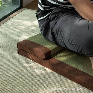 草打坐垫禅修垫编家用跪拜垫静坐冥想垫天蔺草然禅打座垫F77885T9