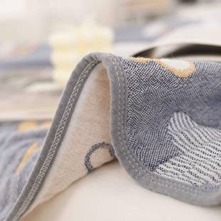 纯棉六层布毛巾被全棉单双人夏纱凉被成人夏季公午沙睡YBL-haoh发