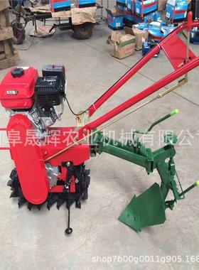 70汽油手小拉11618启动山地式梯田翻转犁地微耕机型耘耕锄地机