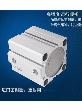 亚客型薄型气缸ACQ80*5//10/UXA15/20/2530//40/45/50/6德0/70/80