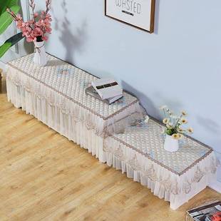盖防滑4020电视茶柜桌布防尘布布桌垫家用长条几布艺盖巾防尘罩套
