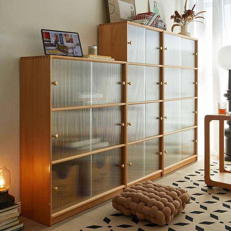 实木书柜推拉门带F77TH86S玻璃移门矮展示柜收架纳防柜尘书客厅柜,畜牧/养殖物资,特种养殖设备,淘宝优惠券,粉丝福利购,淘宝优惠卷