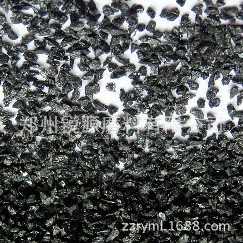 供应磨料黑刚玉不锈钢抛光用黑钢玉喷砂黑刚玉人造喷砂除锈