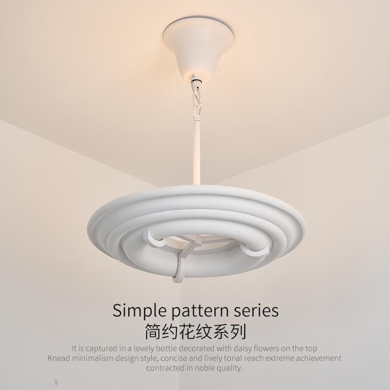 法式石膏吊灯客厅灯别墅艺术灯具2024年新款浮雕复古卧室餐厅吊灯