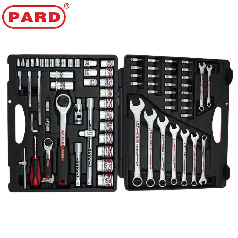 PARD公制套筒扳手套装机修汽保工具1/2系列多用组套24/77件套
