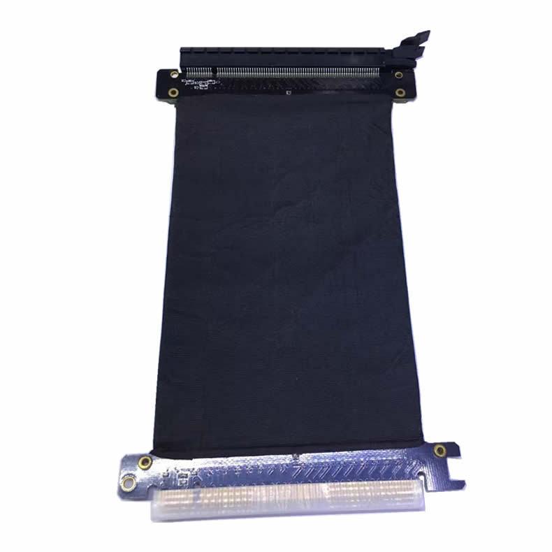 20cm显卡PCI-E延长线16X线PCIE转接线X16软排线显卡延长线双屏蔽