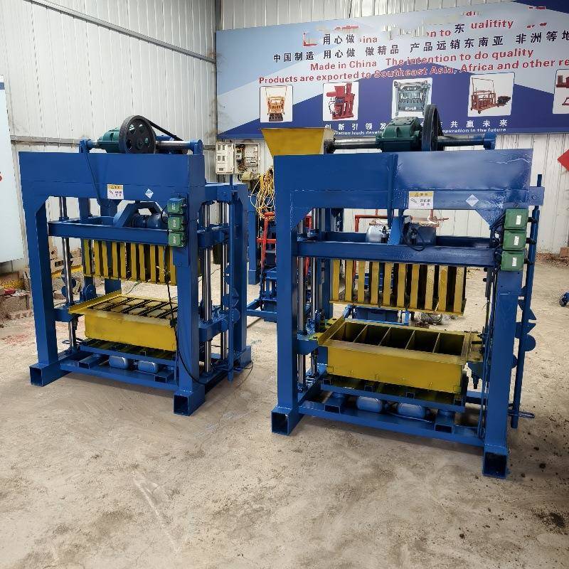 出口专用免烧制砖机实心砖空心砖压砖机手工黏土制砖机