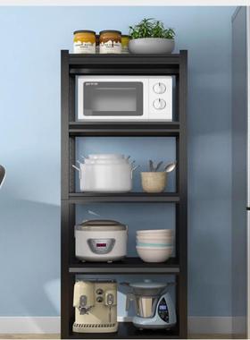 可移动厨房置物架落地多层微波炉收纳架子多功能烤箱锅架储物