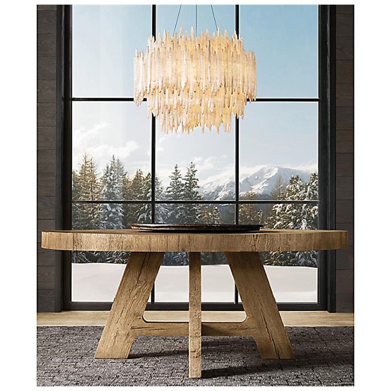 美式实木餐桌长方形餐台饭桌设计师小户型家用吃饭桌子别墅样板房