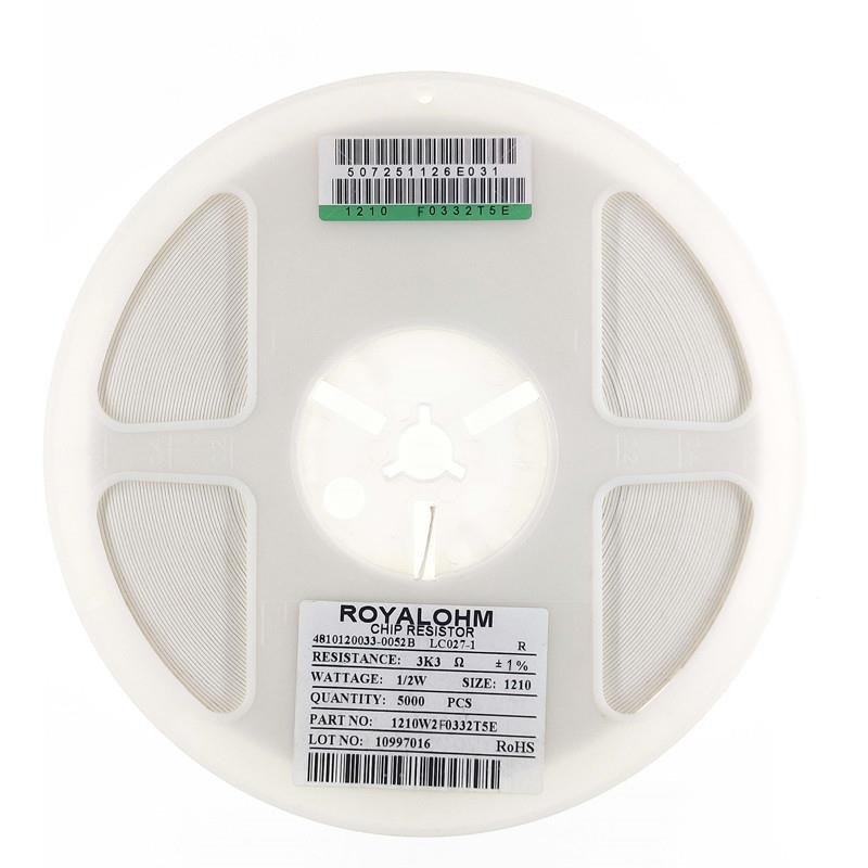 1210贴片电阻精度1%全系列阻值0R~10M1R100R1K3K34K710K1M