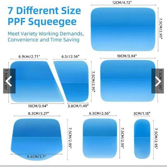 汽车贴膜车衣刮板专用车衣刮7件套网红TPU刮车衣专用贴膜工具