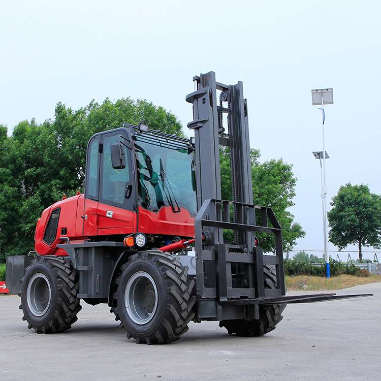 越野叉车全自动前移式越野叉车 全地形搬运车大型一体式叉车