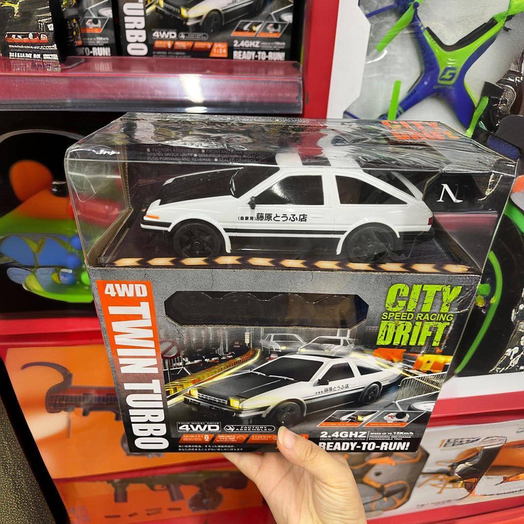 新奇达757-4WD37AB四驱变速漂移遥控车-AE86(1:24)