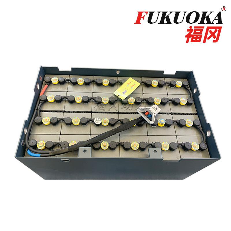 FUKUOKA适配合叉CPD20平衡重铲车48v电瓶24-D-630牵引蓄电池组