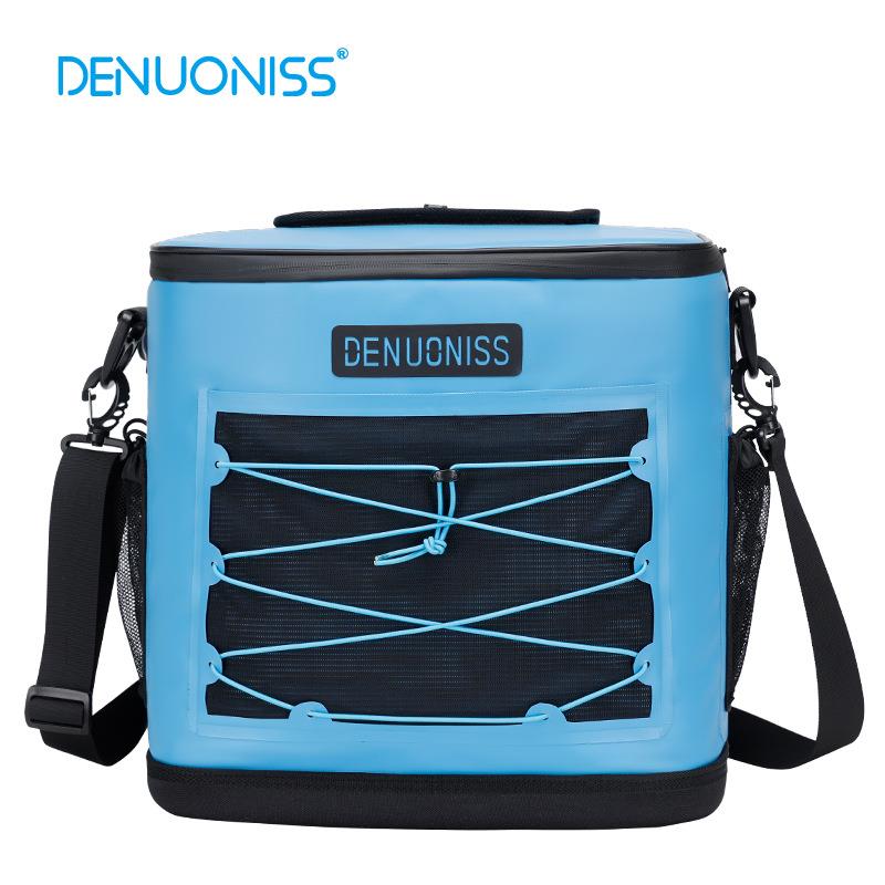 防水冰包户外保温冰袋大容量便携露营旅行保冷TPU防撞餐具野餐包