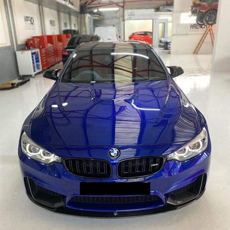适用于宝马BMW F80M3 F82M4 MP款碳纤维前唇前铲带包角14-21