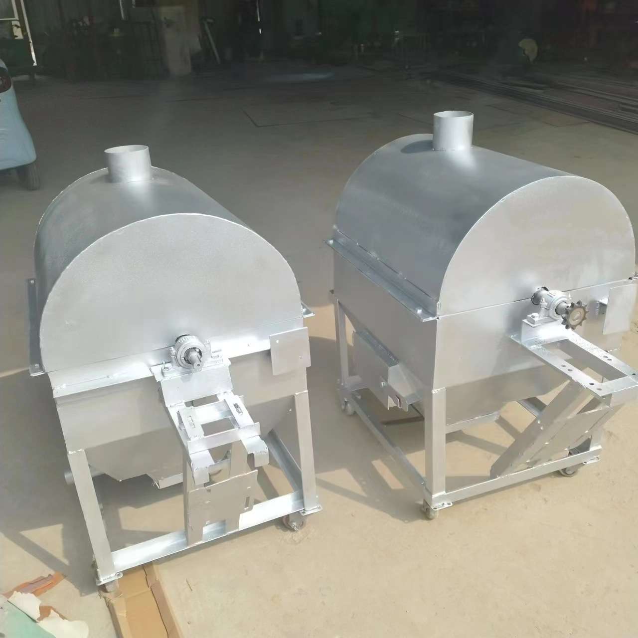 夜市摆摊款炒花生机器 商用电多功能炒大豆机 立式不锈钢炒制设备