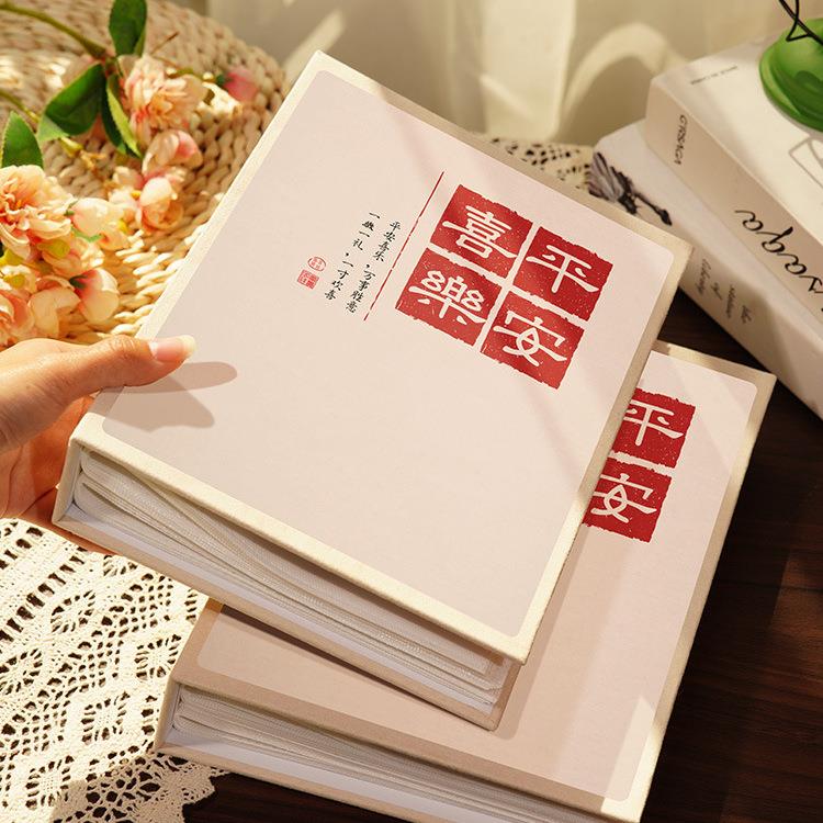 儿童6寸家庭影集大容量35收纳照片寸4六七成长四五78相册本纪念册