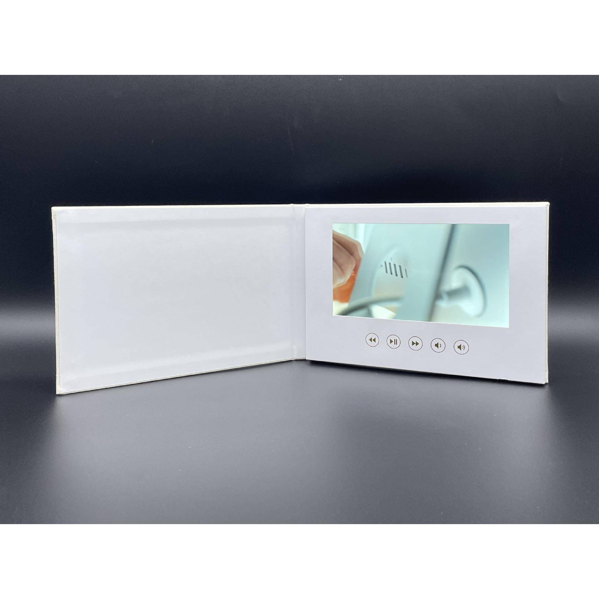 婚礼7寸视频贺卡麻布贺卡婚礼宣传视频贺卡麻布宣传册