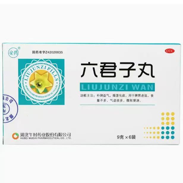 安药 六君子丸 9g*9袋/盒