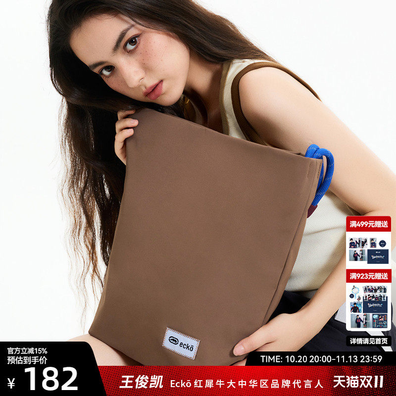 ecko红犀牛美式复古帆布感单肩挎包2026新款斜跨休闲包