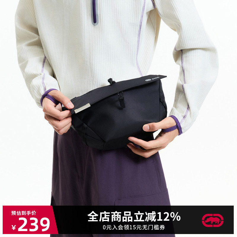 ecko红犀牛美式街头hip-hop潮流logo腰包男女同款