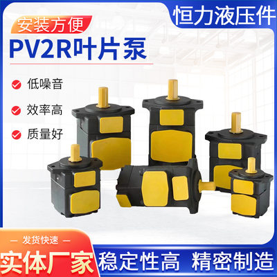 叶片泵PV2R系列高压低噪声叶片泵PV2R1PV2R2PV2R3油研定量油泵