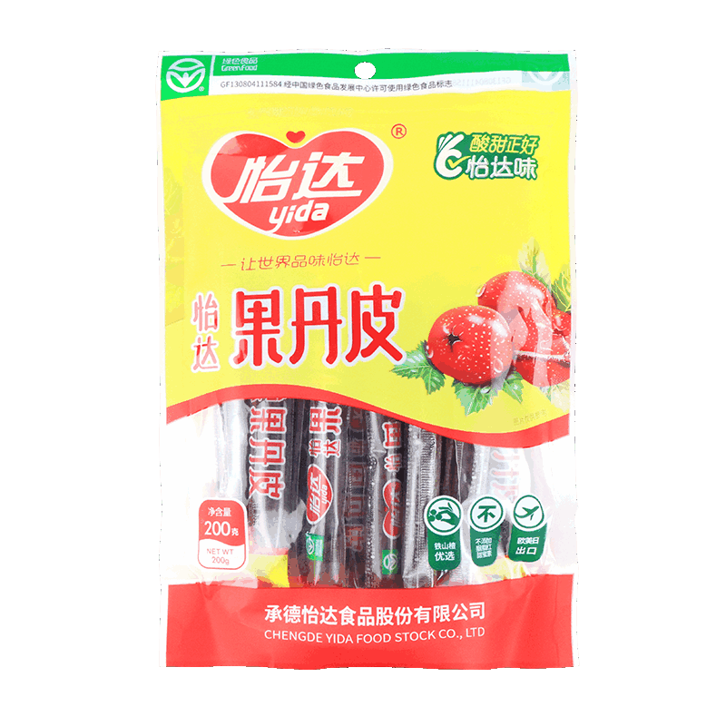 怡达果丹皮儿时果脯老式山楂卷