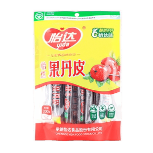 怡达果丹皮袋装山楂卷儿时果脯蜜饯老式山楂卷老少皆宜山楂卷糕片