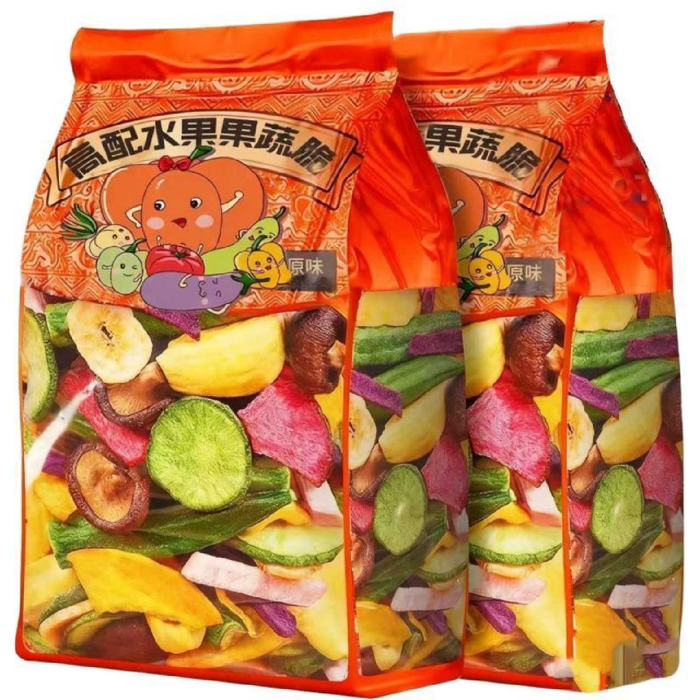 【6大袋】综合果蔬脆什锦脆片混合果蔬干菠萝蜜水果蔬菜网红零食