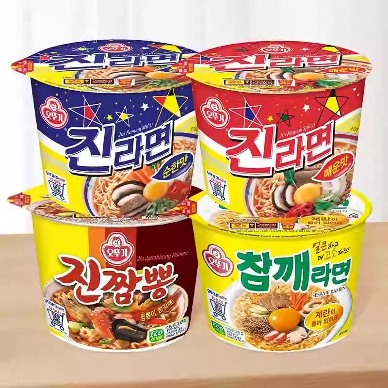 韩国进口不倒翁金拉面芝