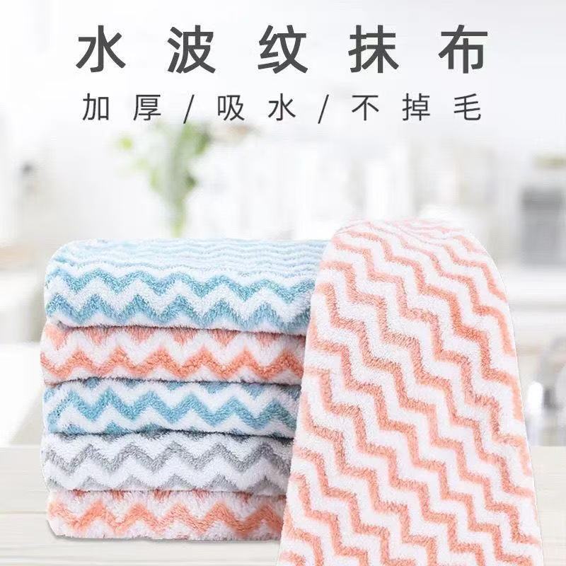 户外不沾油去油吸水不掉毛抹布柔软家用懒人清洁百洁布