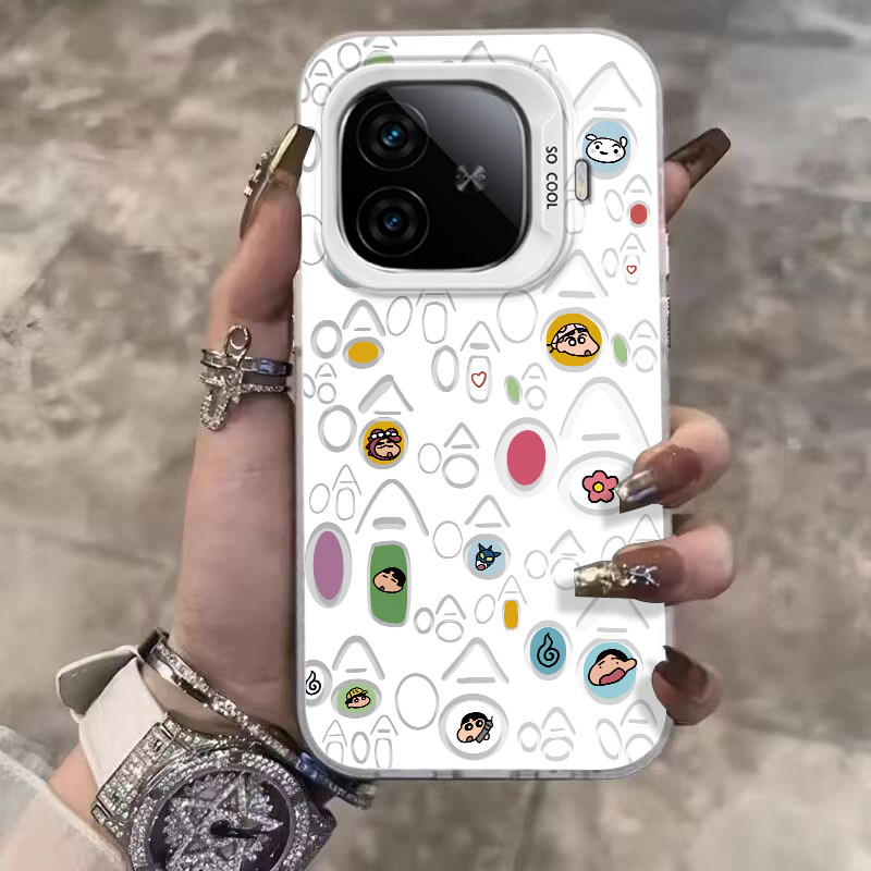 适用iQOOZ9手机壳z9turbo新款vivoiqooz8全包防摔iQZ7i撞色元气壳icooz6/z5软硅胶套ipooZ3专用外壳iq00U1X女