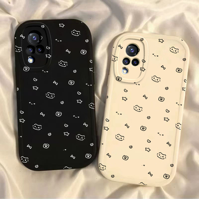 适用vivoS9手机壳S9e新款S7硅胶套S7t保护套vivo全包vovis防摔vivis外壳viv0软vivs女vos步步高vⅰvo星星猫咪