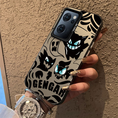 适用oppoReno7手机壳Reno7pro新款opporone7Pro全包防摔reon75G系列元气壳黑耿鬼男生外壳opp0pp0ppor保护套