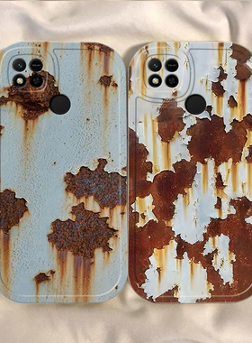 适用红米10A手机壳小米Redmi104G保护套M2006C3LC新款外壳RED十A10软硅胶全包防摔Redmin老人1OA男女锈迹斑斑