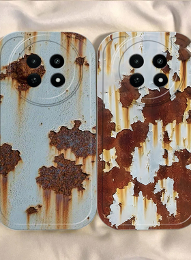 适用真我RMX3993手机壳RealmeRMX3993保护套Realme真我12X新款外壳OPPO液态硅胶全包防摔OPPORMX男女锈迹斑斑