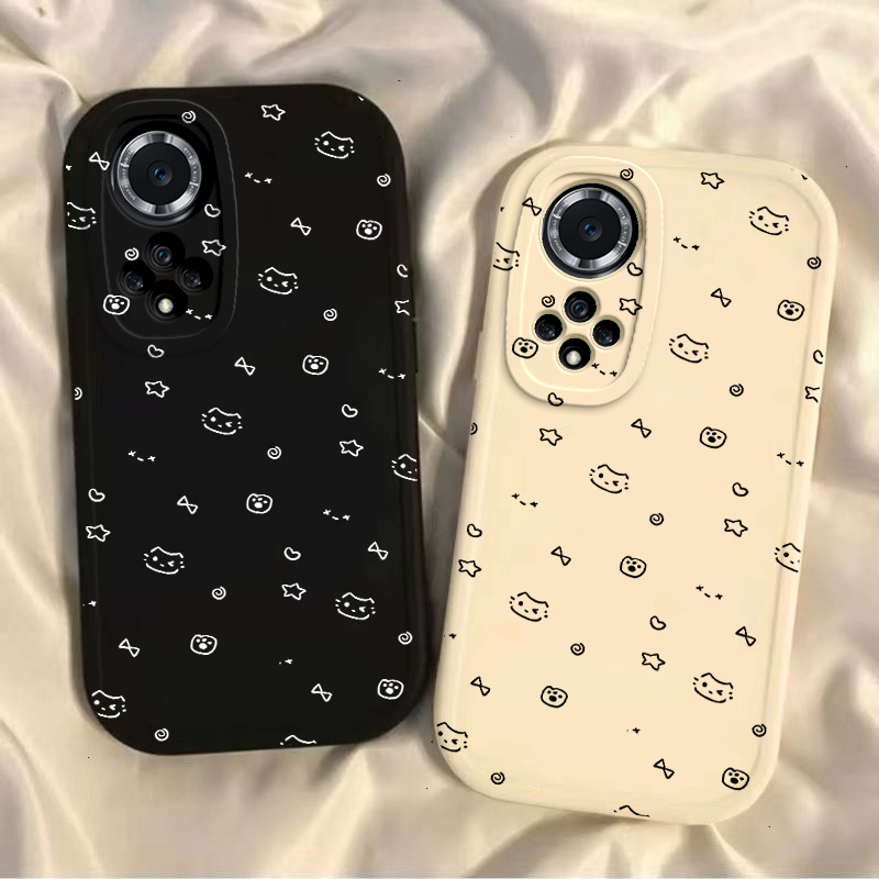 适用华为nova9手机壳新款Nova9pro全包nove9SE防摔novo9Z外壳navo保护por套智选Hinoⅴa9软硅胶n0va9星星猫咪