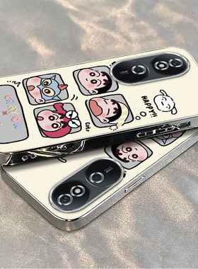 适用荣耀play8t手机壳7T新款华为HonorPlay5/6Tpro四宫格小新paly5t全包防摔plat3/4tpro电镀8X9卡通8C女外壳