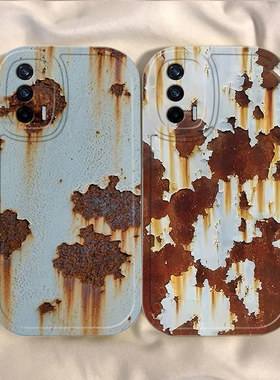 适用RMX2202手机壳realme真我GT保护OPPO套realmeRMX新款OPPORMX外壳全包RealmeGT1男GT5G女reamlme锈迹斑斑