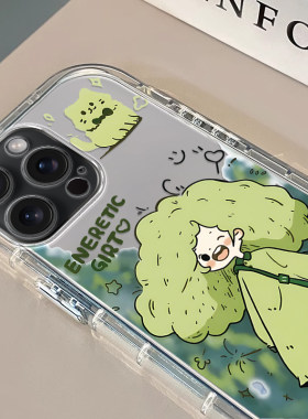 适用苹果手机壳可爱苹果