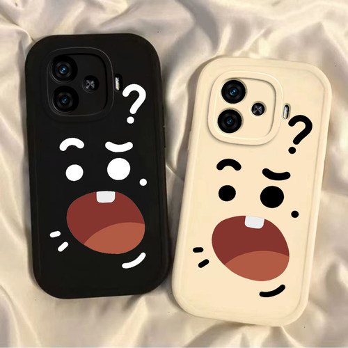 适用iqooz9turbo手机壳z8新款vivoiqooz7i惊讶表情qooz6全包防摔ipooz5x/z3女icoou3xU5外壳iqooz1x软硅胶套