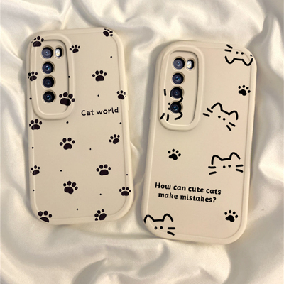 适用华为nova7手机壳nove7pro新款novo7SE曲面屏5G全包N7防摔7por硅胶外壳nava75G七navo保护note套n0va7男女