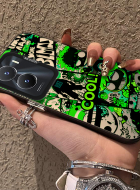 vivoy35手机壳新款Y200i/y100创意个性y53s套vovoy52s全包y31s标准版防摔y33s动漫男孩y32t外壳y30g高级y10m+