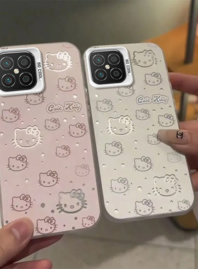 适用NzoneS7Pro+手机壳鼎桥M40/P50新款元气壳可爱kt猫鼎桥M40高级华为智选NZONES7Pro+全包防摔5gN8pro女壳