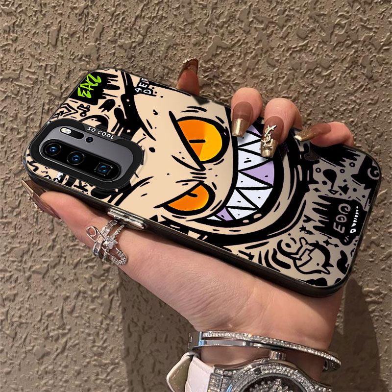 适用华为p30pro手机壳新款p30外壳pro全包防摔p30por曲面屏p3o保护套pr0元气壳IMD30外壳p30p呲牙耿鬼p30p0r