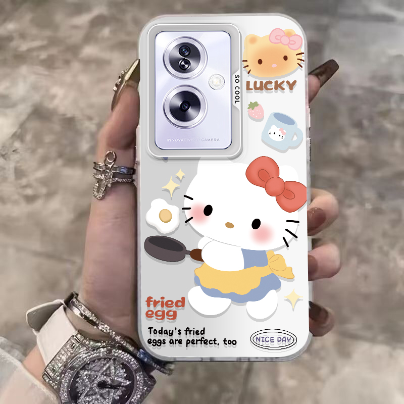 适用oppoa2/a3pro手机壳k12/k11新款a58/a72煎蛋kt猫a96硅胶a55s保护套A575G/a11xa32全包A8防摔a72男a35女生