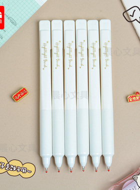 晨光高光按动丙烯笔子弹头按动1.0mm白色提亮多元覆盖APMT4025笔