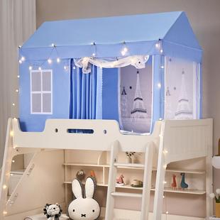 儿童子母床蚊帐1.5米上下铺梯形高低床1.2家用上下床帐篷蚊帐 新款