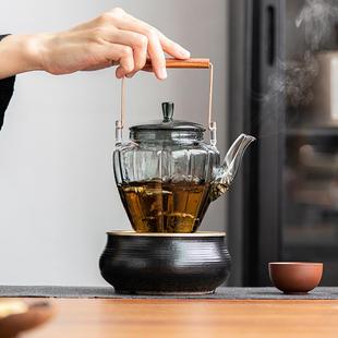 户外烧水炉 电陶炉煮茶器小型办公玻璃泡茶壶迷你家用煮茶炉便携式